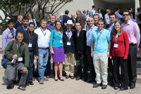 group of people posing for picture