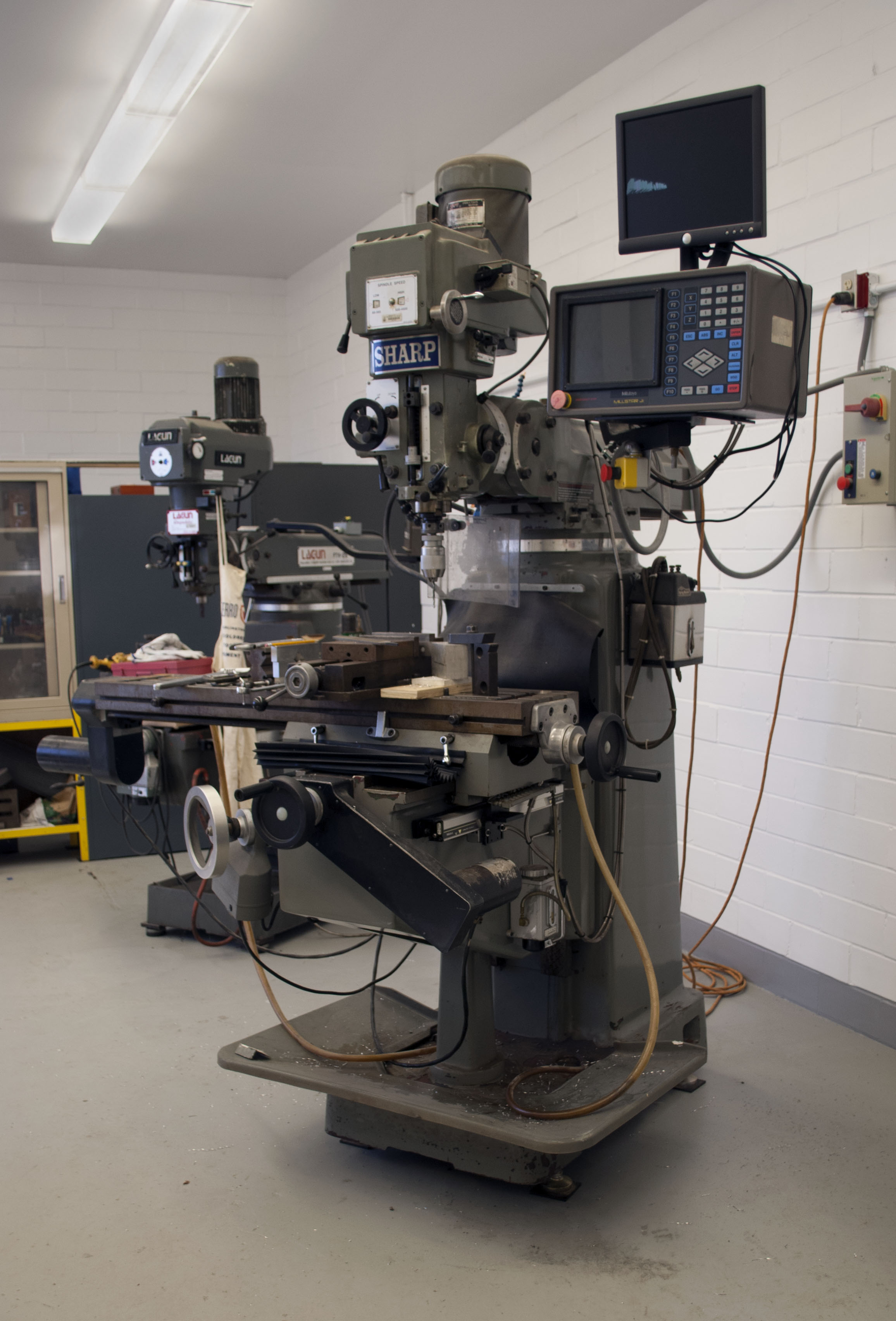 interior view of machine shop